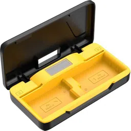 Power Smart NP-FZ100 Dual Charger Storage Case & SD Card Slot Compatible with Sony a9, a7RV Camera Battery Charger image 2