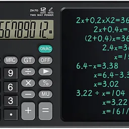 tophaven Productivity Hub: Calculator with Integrated E-Writer Advanced Desktop Calculator with Integrated E-Writer and Solar Power Financial Calculator-picture-11