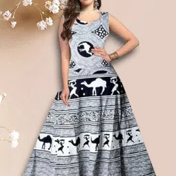 tankavis Women Gown Black Knee Length Dress-picture-12