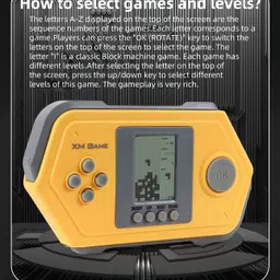 BeFunky Retro Block Game Console Cool Shape 26 Brick Games Silicone Button Adjusted NA GB image 2