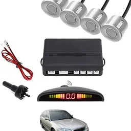 peeps store Universal 4 Silver Reverse Parking Sensor-PS25A983 Universal 4 Silver Reverse Parking Sensor-PS25A983 Parking Sensor-picture-20