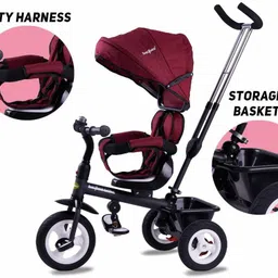 baybee Trikes Tricycle for Kids Baby Cycle with Push Handle 2 to 5 Years Boy Girl BBTRB31-5_B Tricycle image 2