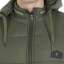 xohy Men Solid Casual Jacket image 3