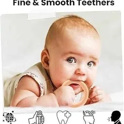 shreeja shilpcraft Pack of 4 (Cloud ,Star,Bird+Cat) Teether and Feeder image 2