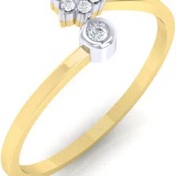Diamtrendz Jewels BIS Hallmarked 14kt Cubic Zirconia Yellow Gold ring-picture-15