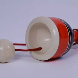 nalamtrades Wooden Cup and Ball Large Traditional Hand-Eye Coordination Game Toy image 2