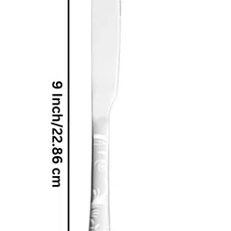 kitchantique Silverware Steak Knives Set | 5-Pcs Flatware for Dinner, Party | Sterling Silver Stainless Steel Cutlery Set image 2