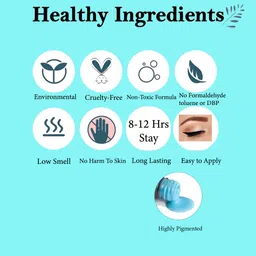 touchup Combo of 3 Matte and 3 Glitter Liquid Eyeliners, 30 ml image 4