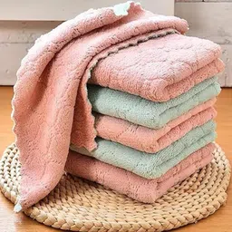binks traders Kitchen Cloth Dish Towels 25cm x 25cm Wet and Dry Microfiber Cleaning Cloth-picture-15