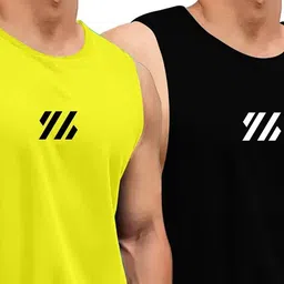 fastcolors Pack of 2 Men Vest image 4