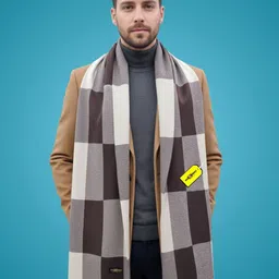 Pick Ur Needs Checkered Men Muffler image 2