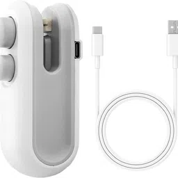 heer fashion 2 in 1 Mini Seal Machine Rechargeable Magnetic Heat Sealing & Cutting Vacuum Hand Held Heat Sealer image 1