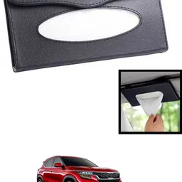 maties Universal Lightweight/Waterproof Leatherite Rectangle Black Tissue For Car-241 Vehicle Tissue Dispenser-picture-32
