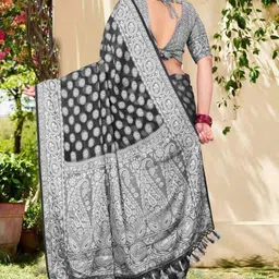 perfect wear Printed Banarasi Georgette Saree image 3