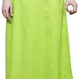 MR VIHAAN FK-COTTON PETTICOAT PARROT GREEN S66 Pure Cotton Petticoat-picture-17