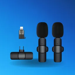 syara K9 Dual Wireless Mic WithCollar Microphone for YouTube &Live Voice RecordingG246 Microphone-picture-38