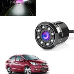 slshilpa LED Night Vision HD Back Camera Compatible With Honda Amaze Old Reverse Assist Camera System-picture-27