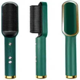 SYMFLOW Hair Brush Curling Anti-perm Straight Hair Comb Hair Iron Hair Styler Tool S49 Professional HQT 909b Hair Straightener comb Styler 5 Temperature Control S49 Hair Straightener Brush image 4