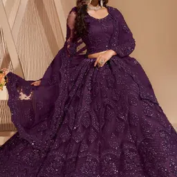 udbhav export Embroidered Semi Stitched Lehenga Choli image 3
