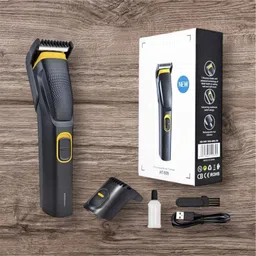 TAKEOVERHUB G_HT_C AT 509{CORDLESS TRIMMER FOR MEN Fully Waterproof} H_t_M14 Trimmer 120 min Runtime 4 Length Settings image 1