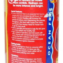 ocean free XO Ever Red 100g 0.1 kg Dry Young Fish Food image 2