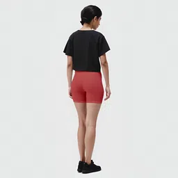 emi Solid Women Red Tights image 2