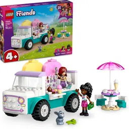 lego Friends Heartlake City Ice Cream Truck Pretend-Play Building Kit 42644 image 1
