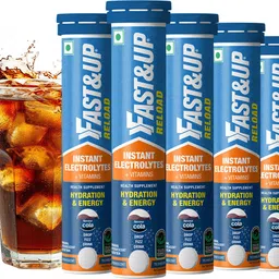 fast&up Reload Hydration & Energy Drink With Electrolytes - Effervescent Tablets - Cola Hydration Drink-picture-16