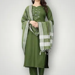 vedu Self Design Kurta, Salwar & Dupatta Set-picture-22