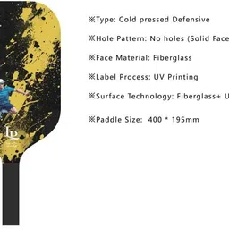 legend pro Defensive Series 044 (Fiberglass Paddle) Pickleball Paddle image 2