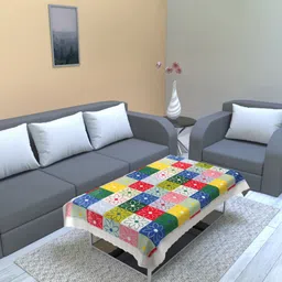 casa furnishing Printed 4 Seater Table Cover-picture-20