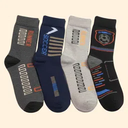 naosucura Men Graphic Print Mid-Calf/Crew-picture-21