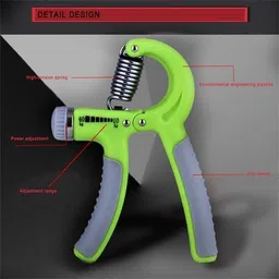 dreampalace india Gym Gloves With Wrist Support + Adjustable Hand Gripper Fitness Accessory Kit Kit image 3