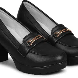 commander Casual and Trendy Heel Loafers for Women Corporate Casuals For Women image 2