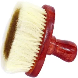 doberyl Wooden Handle Duster Brush for Hair Cutting Soft Cleaning Barber Natural nylon image 1