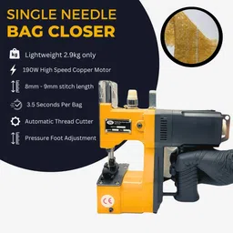 universal traders & manufacturers TAJ Portable High Speed Mini Bag Closer Electric Sewing Machine image 4