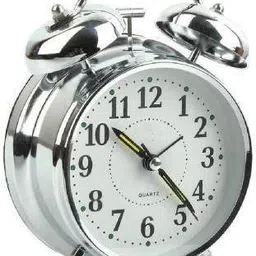 Analog Silver Clock-image-30