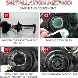 lovmoto LED Fog Lamp Unit for Audi Universal For Car image 4