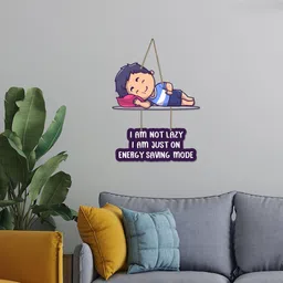 dzirezone Funny Quotes Wooden Wall Hanging with Quote for Home Wall Art Decor image 4