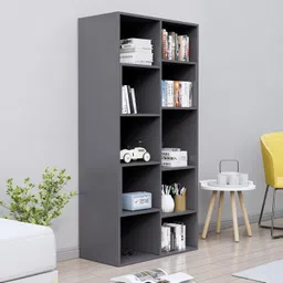 hexa red Wooden Book Shelf for Home, Living Room, Office, Multipurpose Rack, Engineered Wood Open Book Shelf-picture-47