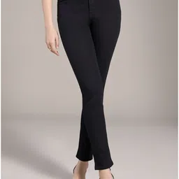 o'mine Women Slim High Rise Black Jeans-picture-18