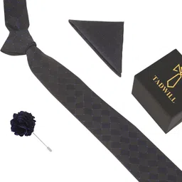 TADWILL Brass Cufflink & Tie Pin Set image 2