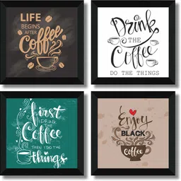 saf Coffee Theme Painting for Café, Restro And Kitchen Digital Reprint 10 inch x 10 inch Painting-picture-11