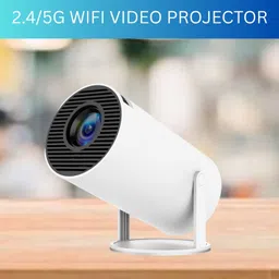 SACRO Protable Projector for Home 4K Support With Built-in Apps Netflix, YouTubeP173 (4500 lm / 1 Speaker / Wireless / Remote Controller) Portable Projector image 1