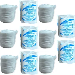 agarwals Gamjee Roll Post Operation Absorbent Cotton Wool 10cm x 3mtr(Pack of 8) Interactive dressings Medical Dressing-picture-28