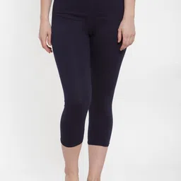 attirezone Cotton Lyvra Capri Women Dark Blue Capri-picture-14