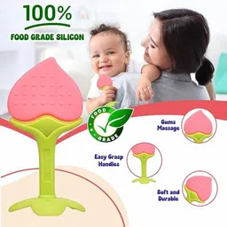 yehouse Baby Silicone Fruit Shape Teether Toy for Infants Teether image 4