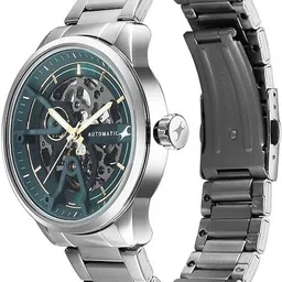 Fastrack Automatic 2.0 Green Round Dial Men's Analog Watch / Analog Watch - For Men 3318SM01|3318SM01|3318SM01 image 4