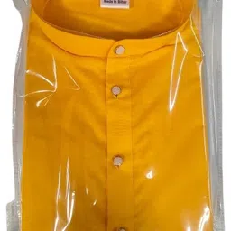 awaan Men Solid Cotton Blend Straight Kurta-picture-44