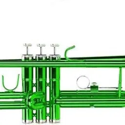 sheery Professional TRU-138 Green Bb Trumpet for Beginer or Advanced Musical instrument - Trumpet for Beginner or Advanced Player with Hardcase, 7C Mouthpiece, Oil. Bb Trumpet image 2